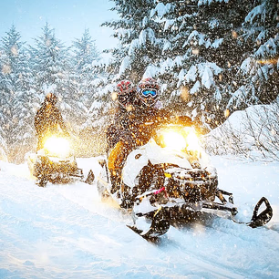 Snøscootersafari for to