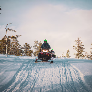 Snøscootersafari heldag