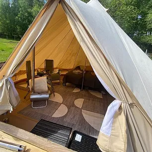 Glamping & alpakkavandring
