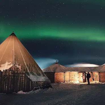 Reinsdyrsafari med sameleir og middag thumbnail 5