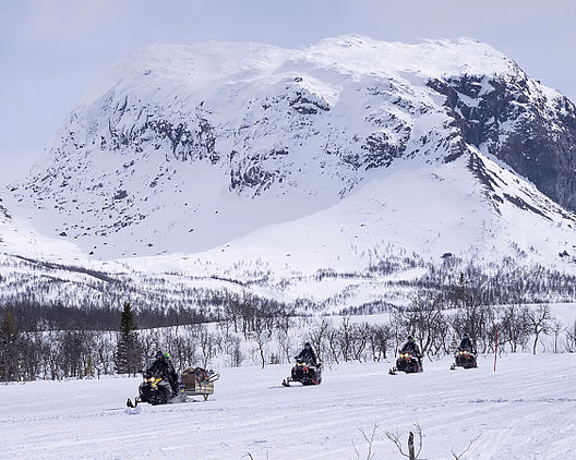 Snøscootersafari for to heldag