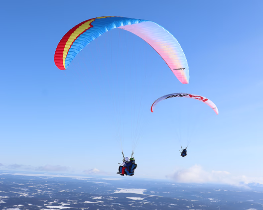 Paragliding tandem