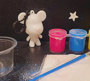 Paint on mini bears