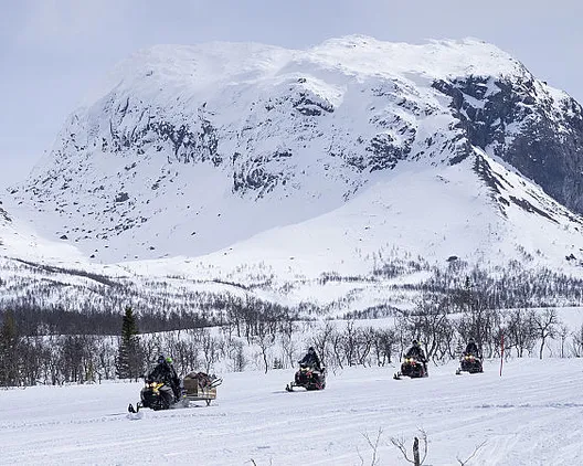 Snøscootersafari for to heldag