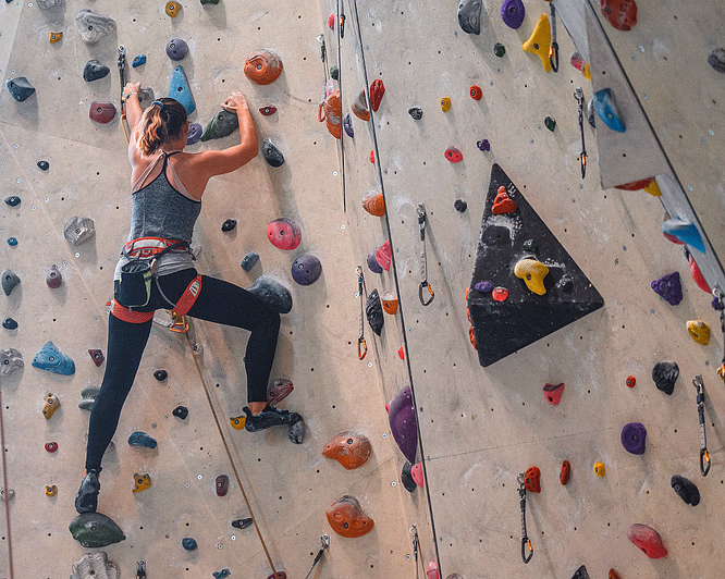 Prøv innendørsklatring