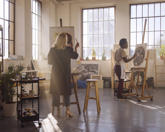 Portrettkurs i oljemaling