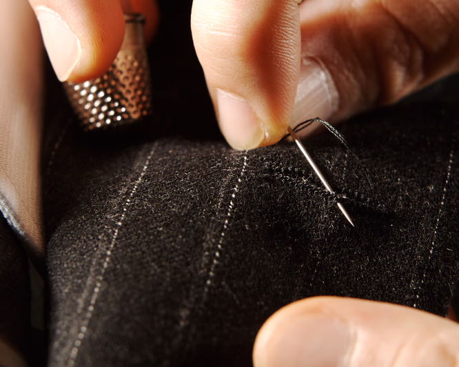 Sykurs i quiltet jakke