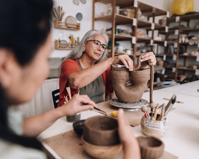 Keramikkurs i å lage vase