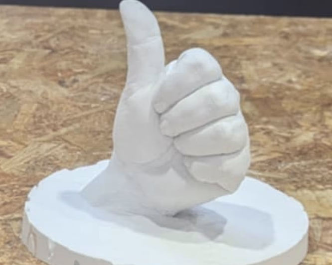 Din hånd som kunst for to