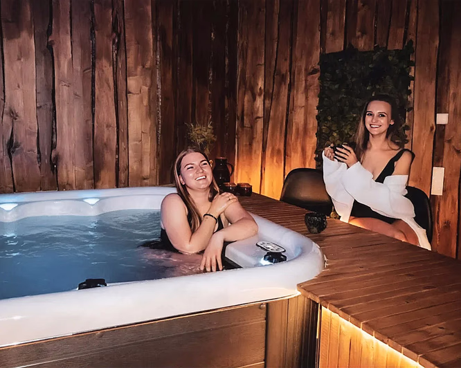 Spa, massasje, sauna & jacuzzi deluxe