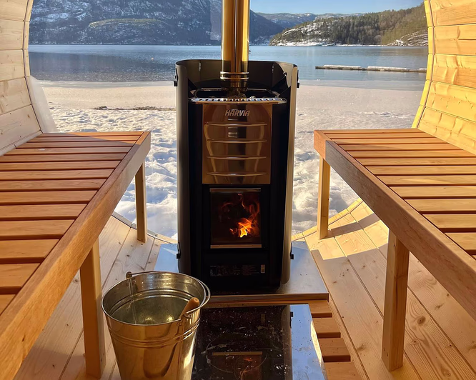 Hyttetur med vedfyrt sauna