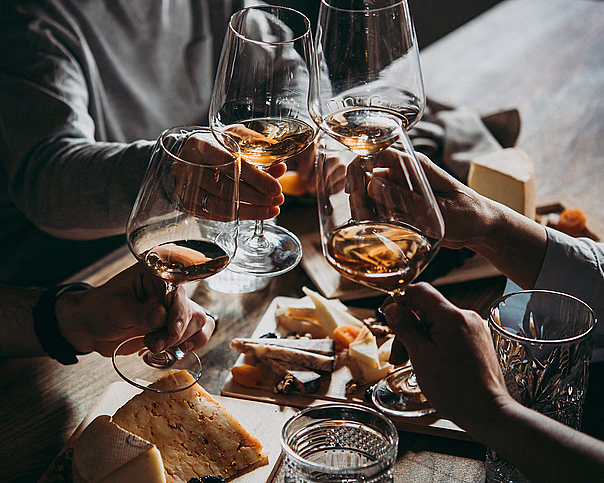 En kveld på vinbar for to