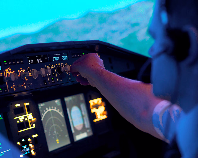 Airbus flysimulator for to