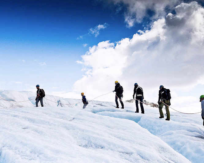 Glacier hike på blåis