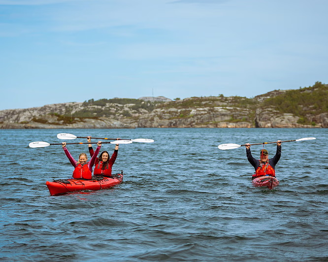 Guidet kajakktur i Øygarden skjærgård
