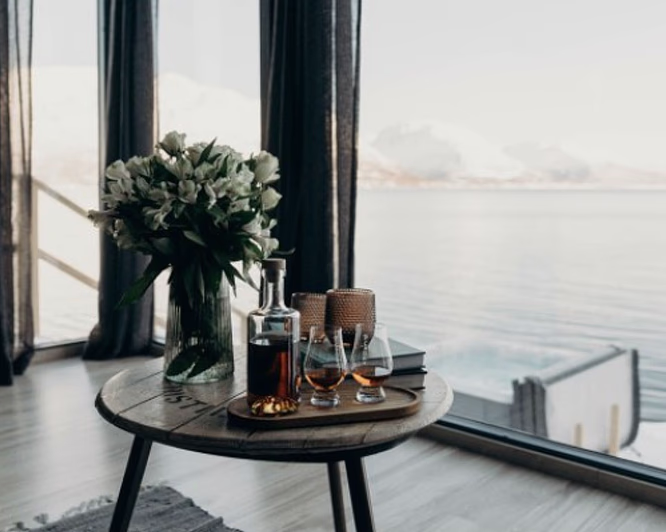 Arctic fjordcabins med jacuzzi