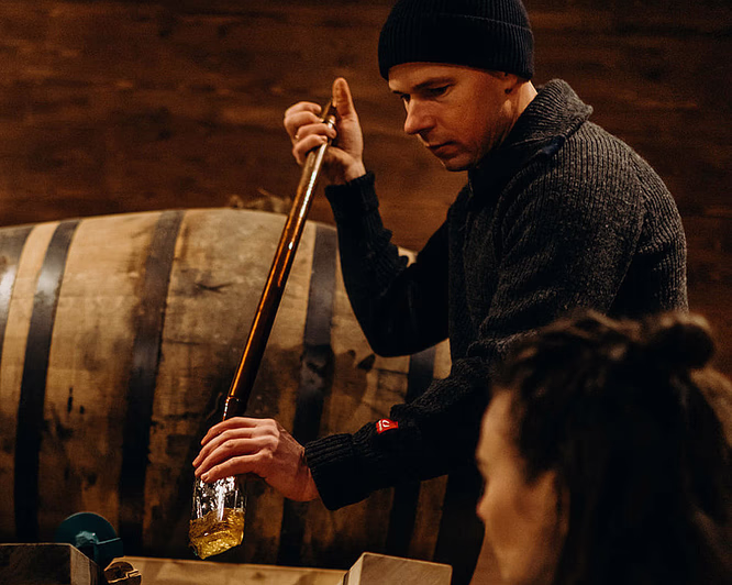 Arctic fjordcabins & destilleriomvisning