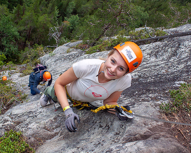 Rafting og Via Ferrata