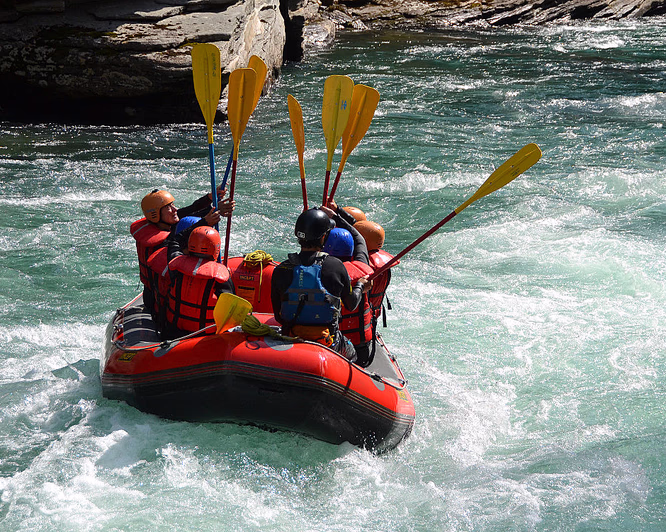 Rafting og Via Ferrata