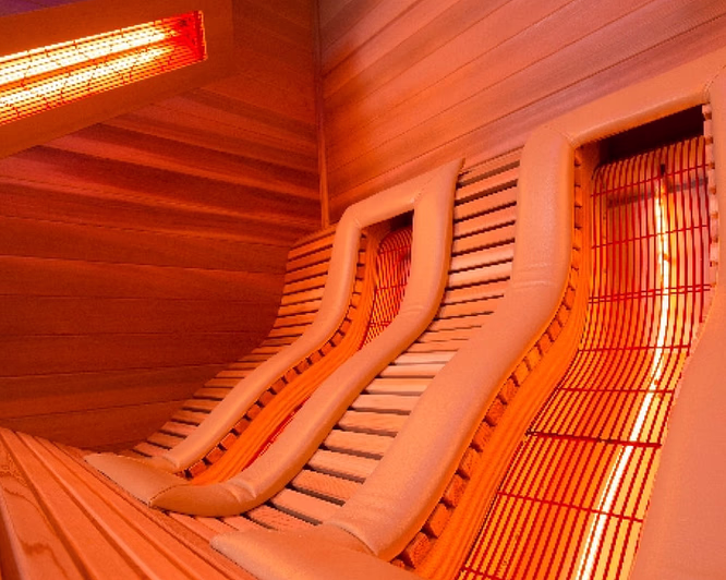 Duomassasje med IR Sauna