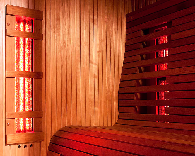 Massasje med IR Sauna