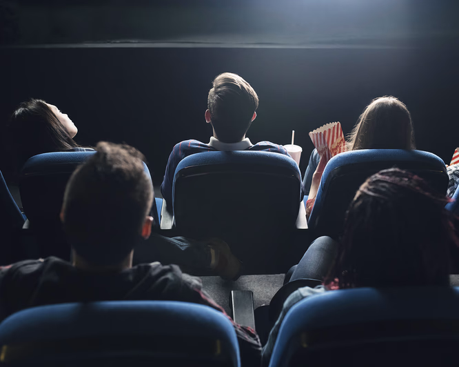 Kino med popcorn og brus