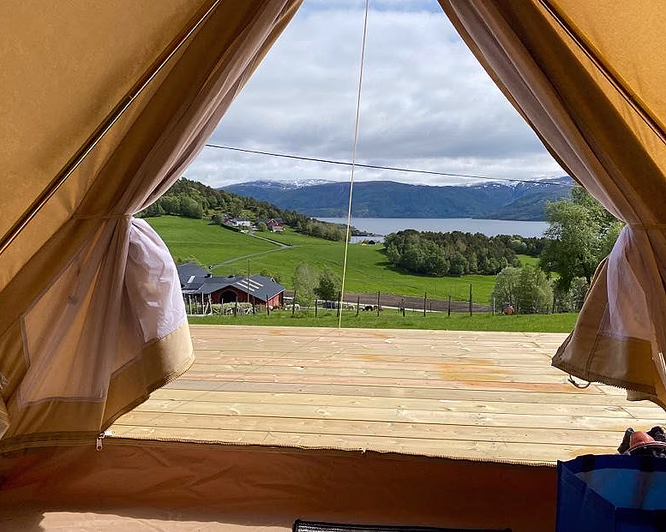 Glamping & alpakkavandring