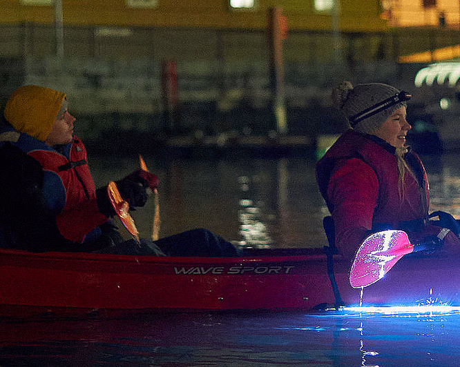 Glødende kajakktur langs Nidelven