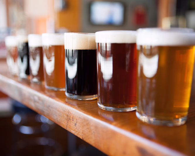 Ølsmaking på craftpub for to