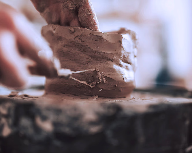 Keramikkurs i å lage lampefot