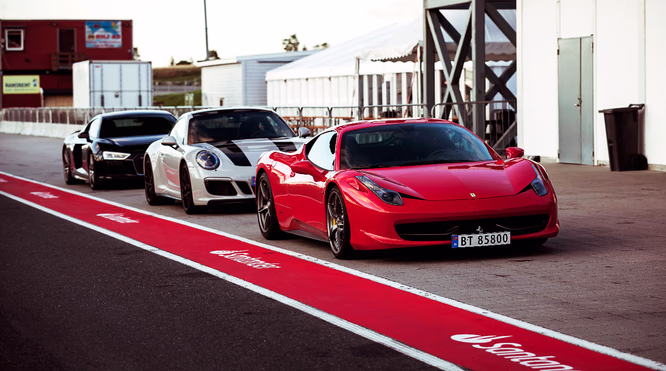 Adrenalintur på racerbane