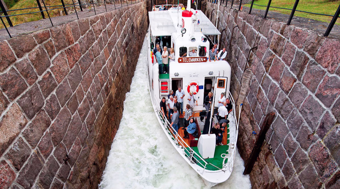 Kanalcruise med hotell