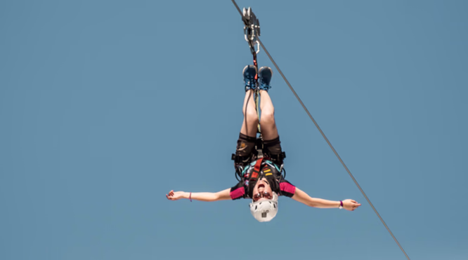 Zipline og flygermeny