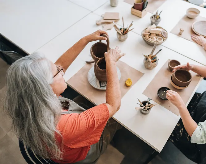 Keramikkurs i å lage vase