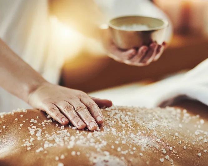 Spa, jacuzzi, badstue & kroppsskrubb