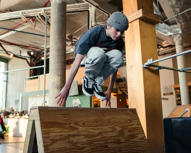 Parkour med instruktør