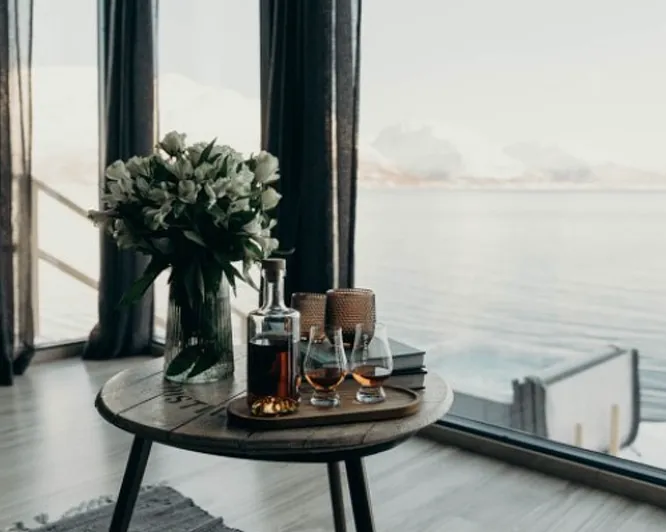 Arctic fjordcabins med jacuzzi