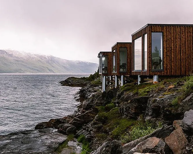 Arctic fjordcabins med jacuzzi