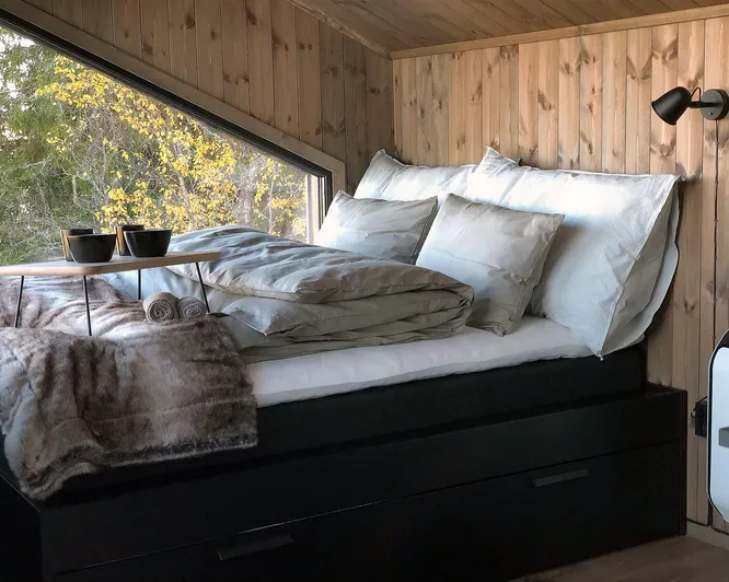 Natt i fjelltopphytte