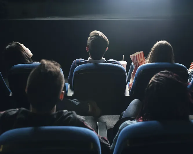 Kino med popcorn og brus