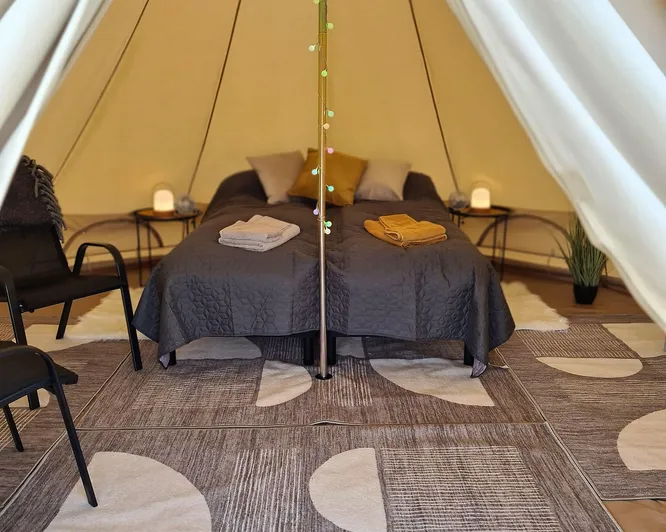 Glamping & alpakkavandring