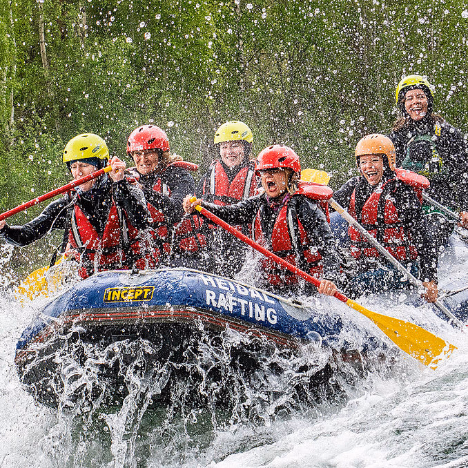 Rafting og Via Ferrata