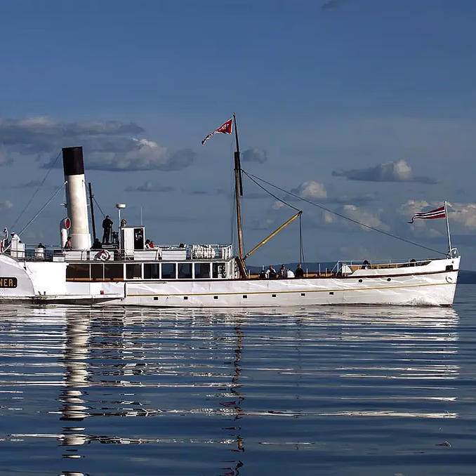 Hjuldamper med middag