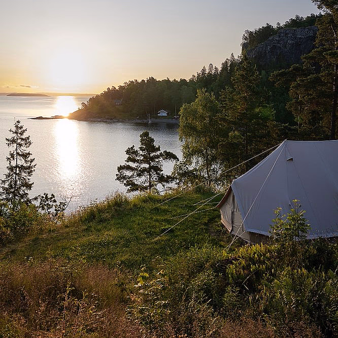 Glamping med middag