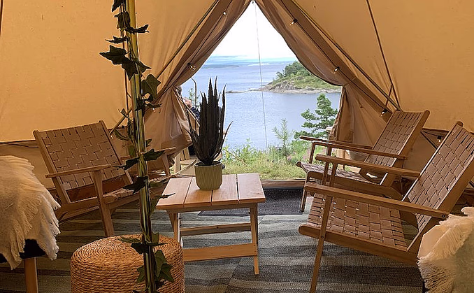 Glamping med middag