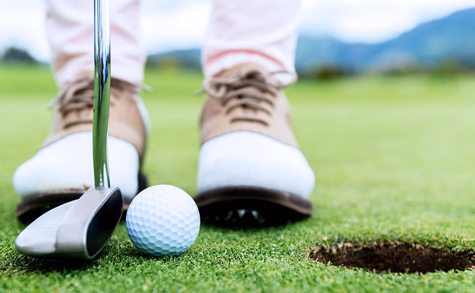 Golfrunde med proff
