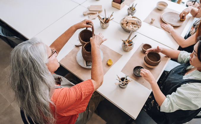 Keramikkurs i å lage vase