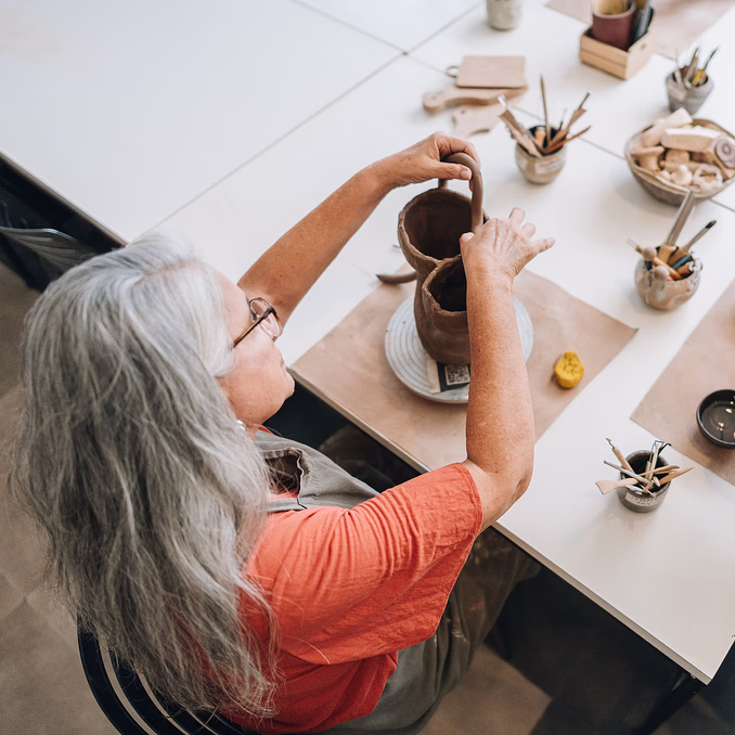 Keramikkurs i å lage vase
