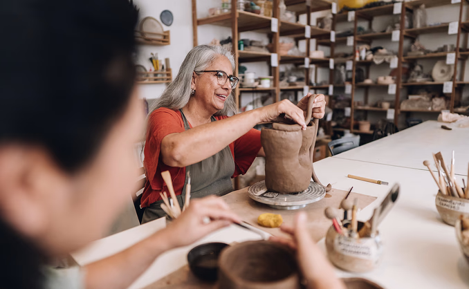 Keramikkurs i å lage vase