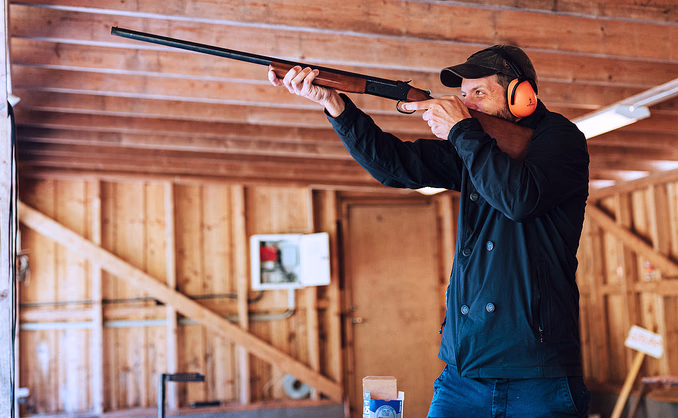 Leirdueskyting for to